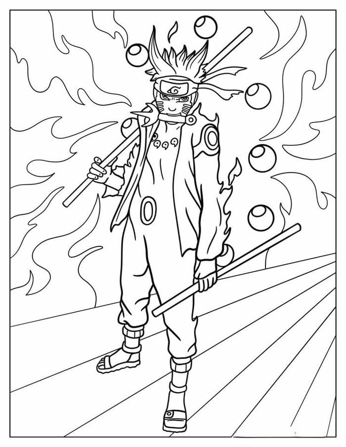 tranh-to-mau-naruto-luc-dao Tranh tô màu Naruto lục đạo