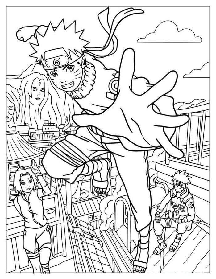 tranh-to-mau-naruto Tranh tô màu Naruto