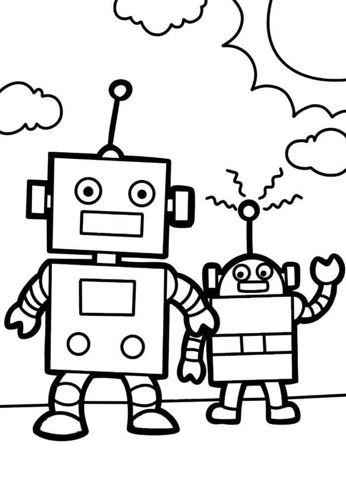 tranh tô màu người sắt