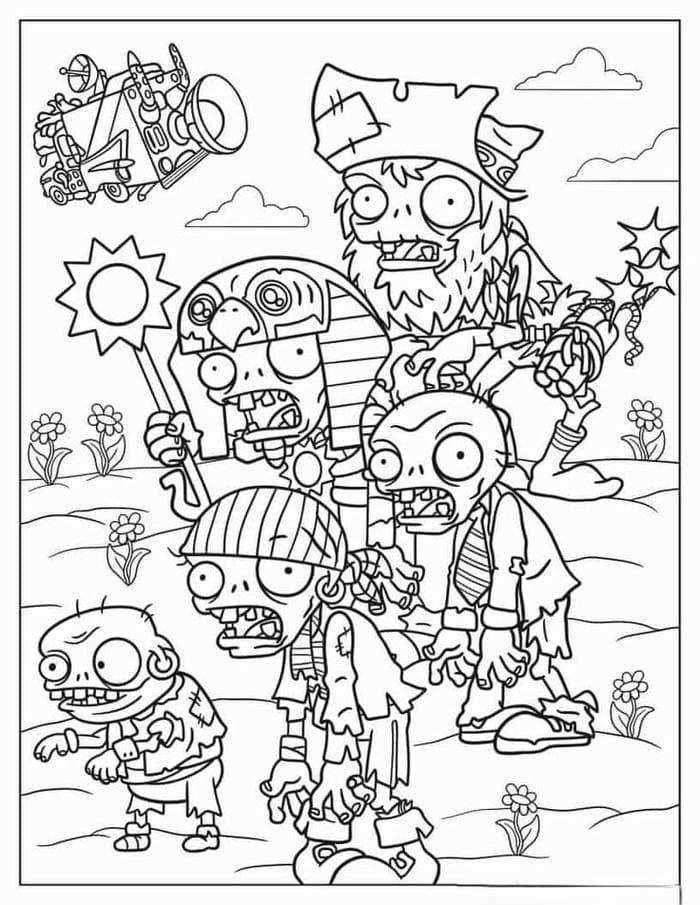 tranh-to-mau-plant-and-zombie-2 Tranh tô màu Plant and Zombie 2