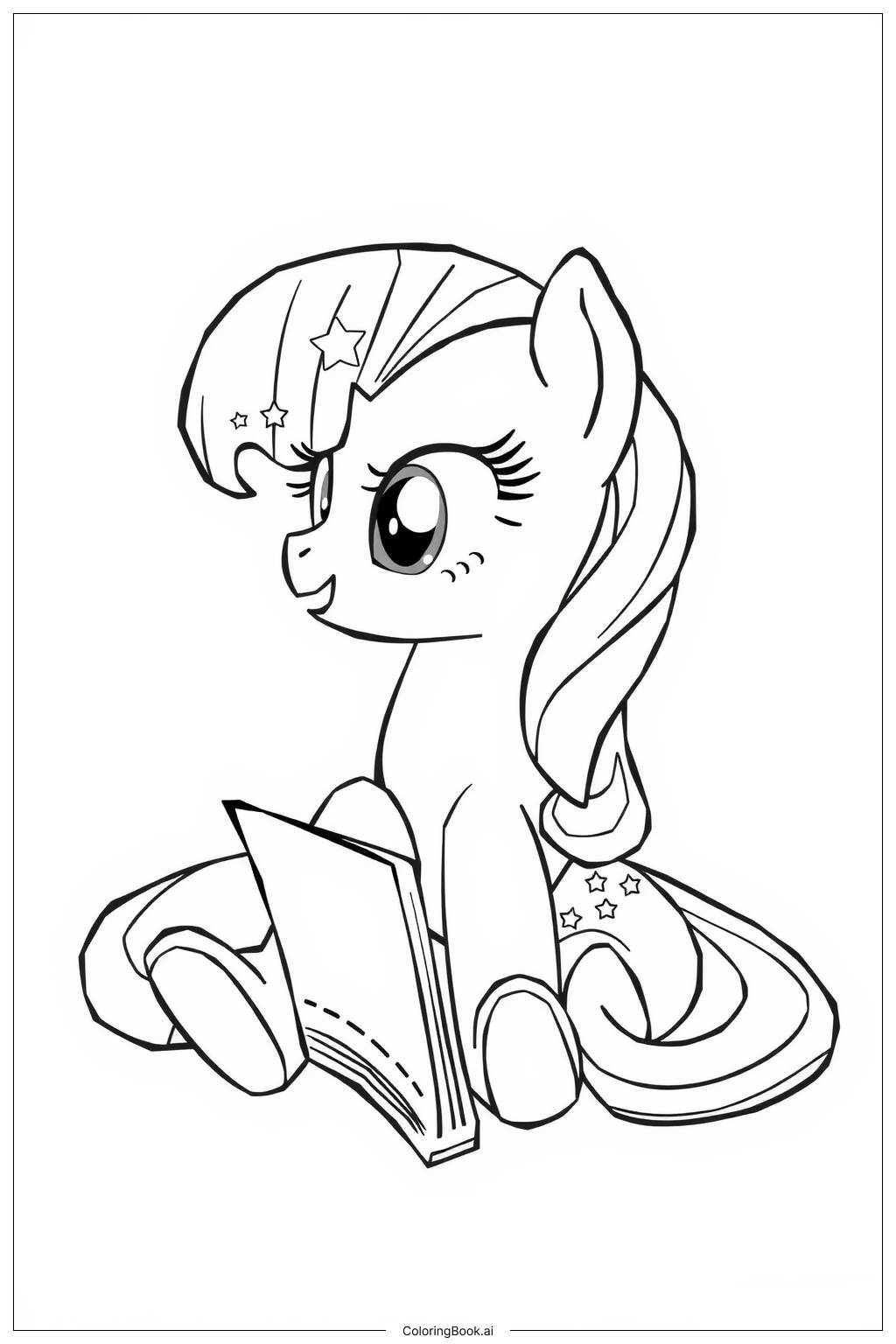 tranh to mau pony cau vong 3
