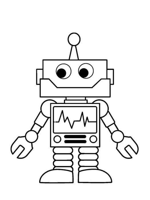 tranh to mau robot 3