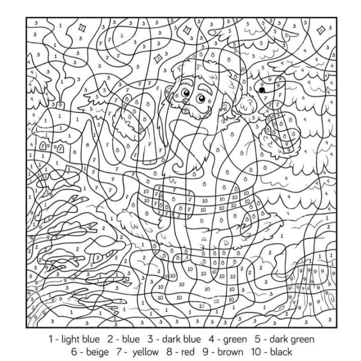 tranh to mau theo so 3 tranh to mau theo so 3