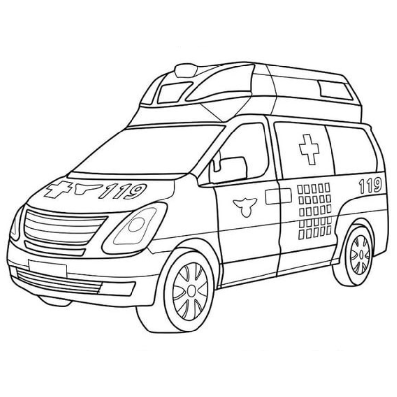 tranh to mau xe cuu thuong 4