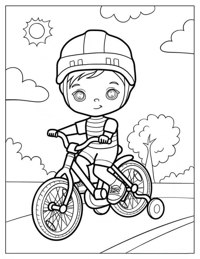 tranh to mau xe dap 4