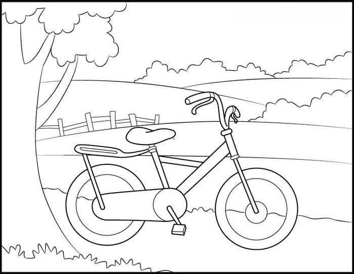 tranh-to-mau-xe-dap-don-gian-cho-tre Tranh tô màu xe đạp đơn giản cho trẻ