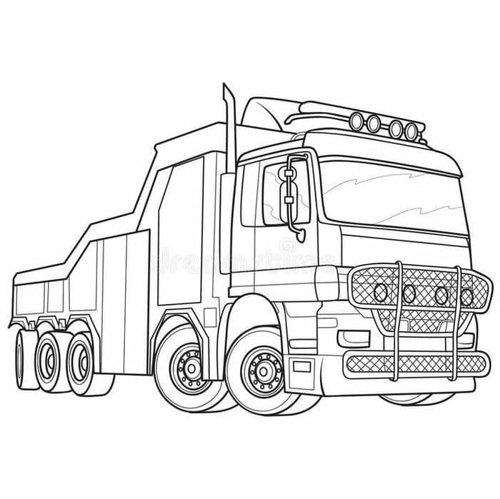 tranh-to-mau-xe-tai-sieu-dep-cho-tre-nho-tap-to Tranh tô màu xe tải siêu đẹp cho trẻ nhỏ tập tô