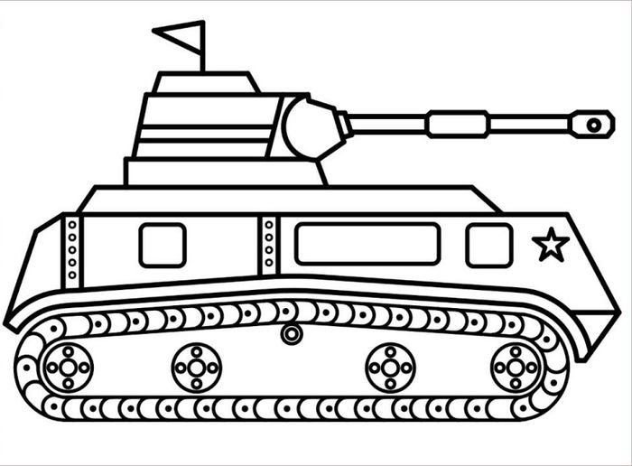 tranh to mau xe tang 3