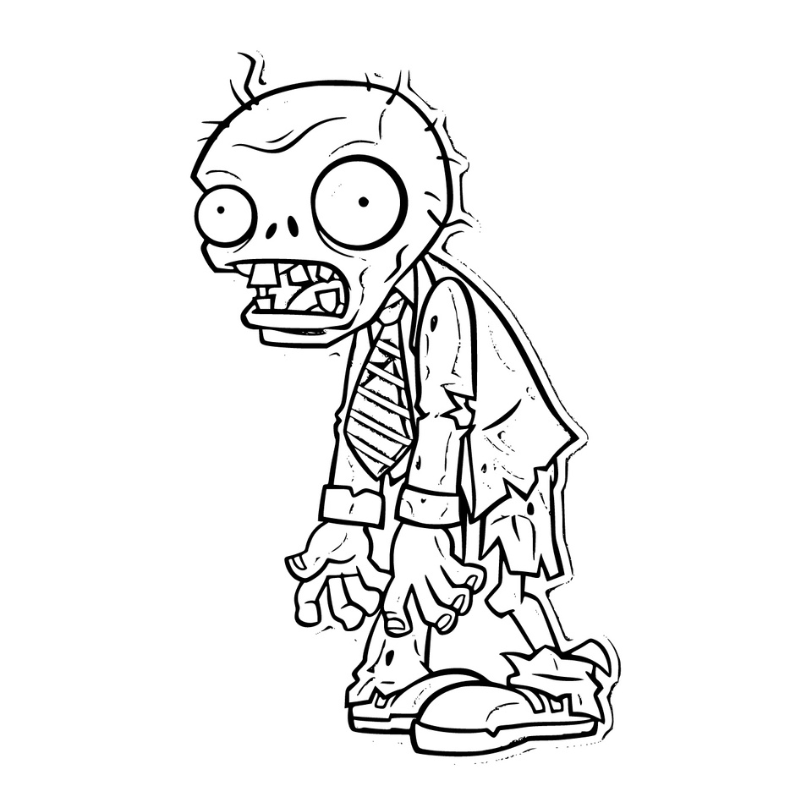 tranh to mau zombie 3 tranh to mau zombie 3