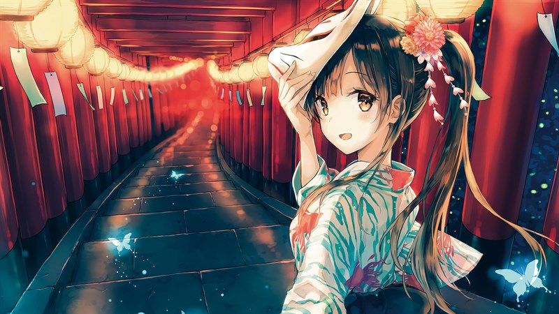 anh anime nu cuoi 17 Ảnh anime nữ cười 17