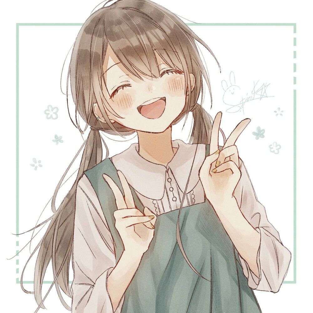 anh anime nu cuoi 2 Ảnh anime nữ cười 2