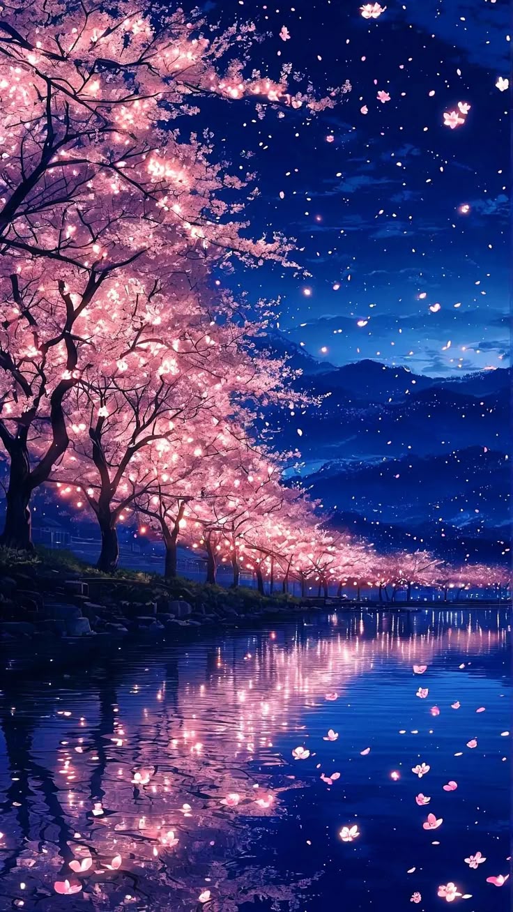 Bầu trời đêm anime 09