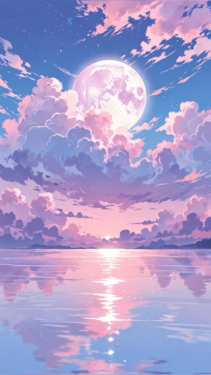 Bầu trời đêm anime 16