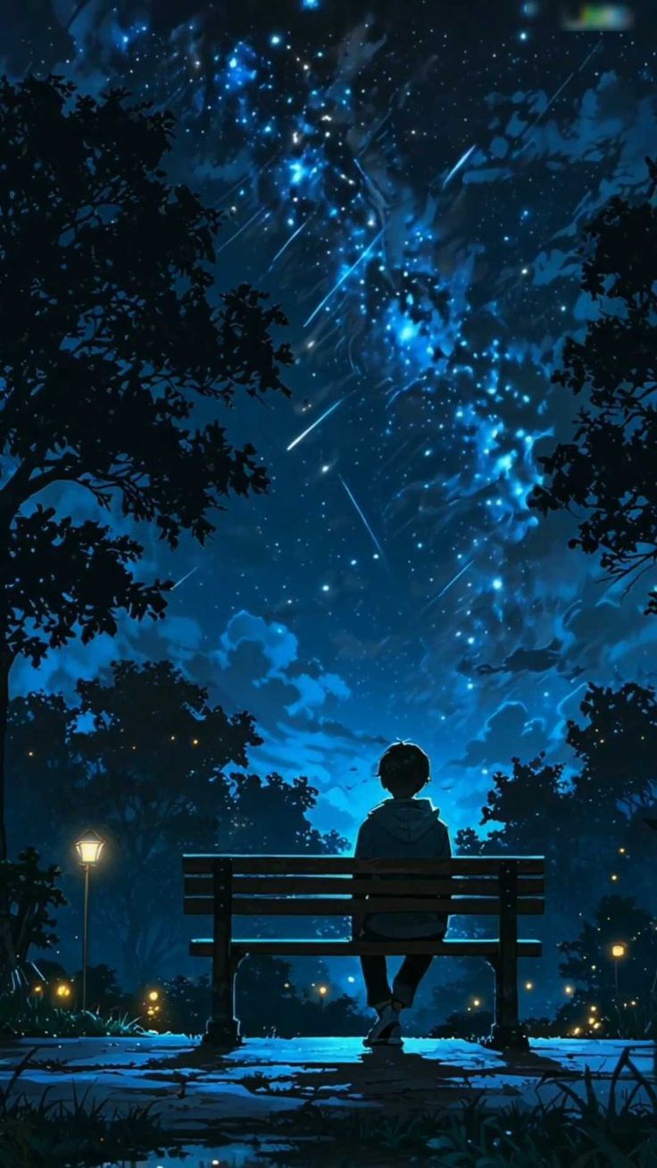 Bầu trời đêm anime 27