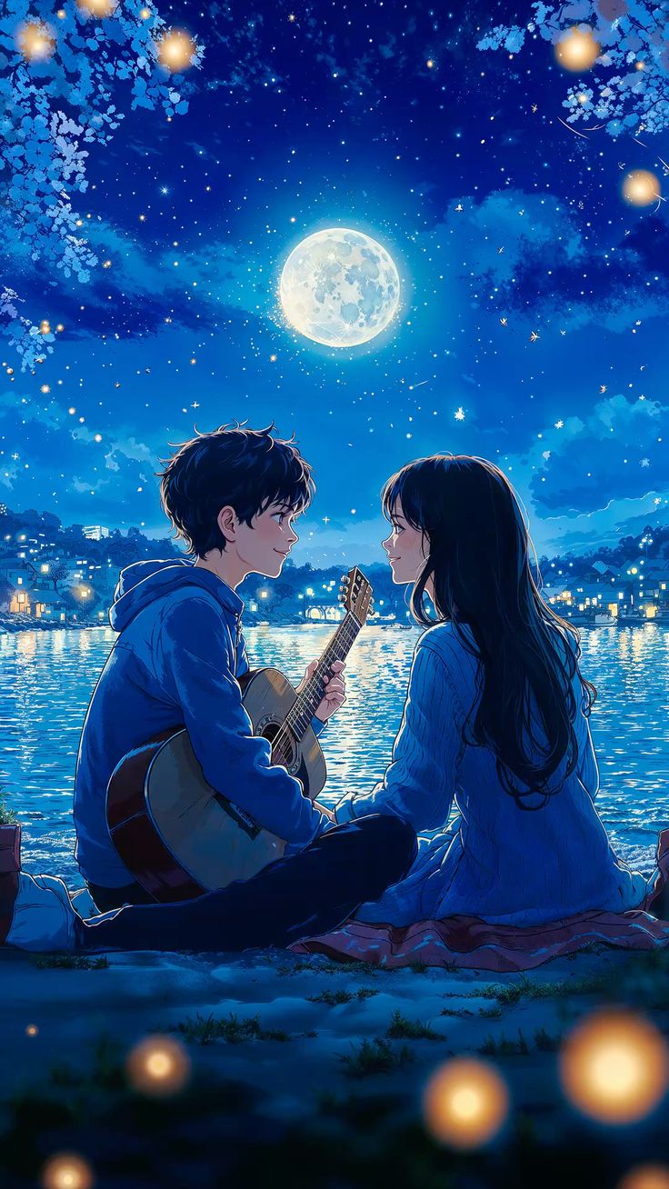 Bầu trời đêm anime 36