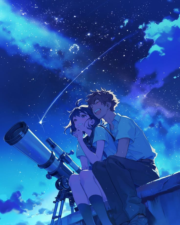 Bầu trời đêm anime 37