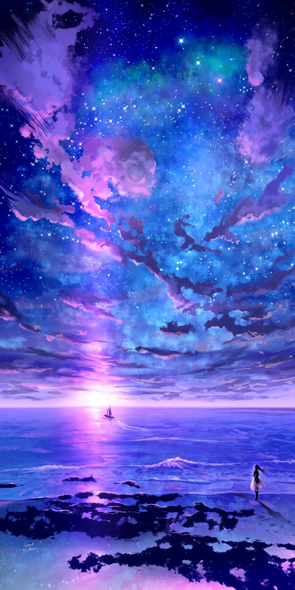 hinh anh anime vu tru 11 Hình ảnh anime vũ trụ 11