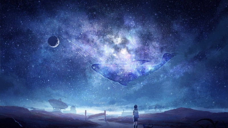 hinh anh anime vu tru 2 Hình ảnh anime vũ trụ 2