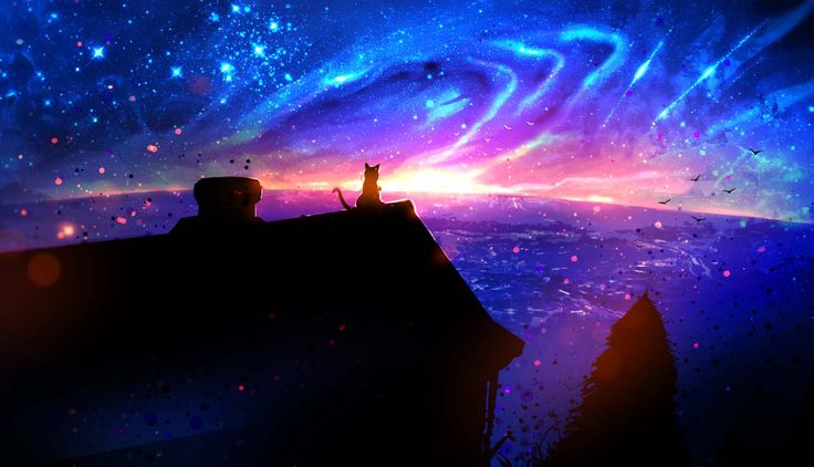 hinh anh anime vu tru 20 Hình ảnh anime vũ trụ 20