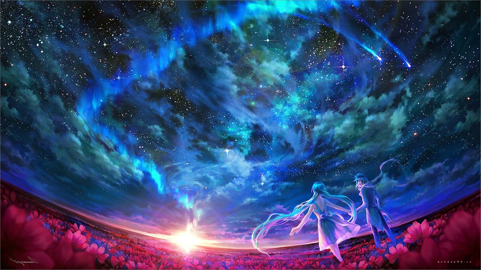 hinh anh anime vu tru 7 Hình ảnh anime vũ trụ 7