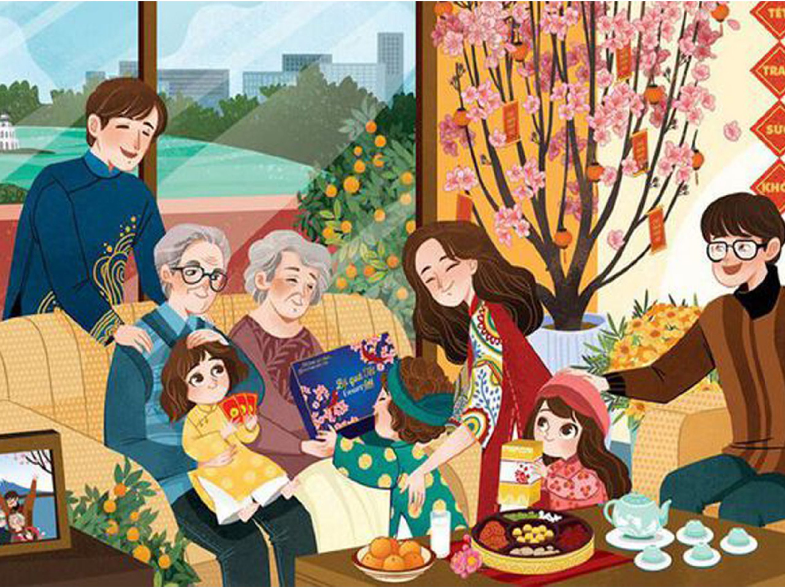 Hình ảnh gia đình vui vẻ 13