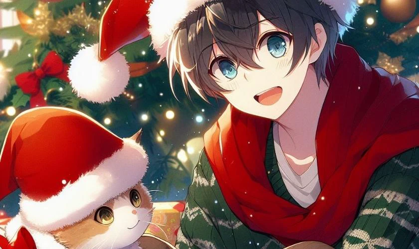 hinh anime giang sinh 12 Hình anime Giáng sinh 12