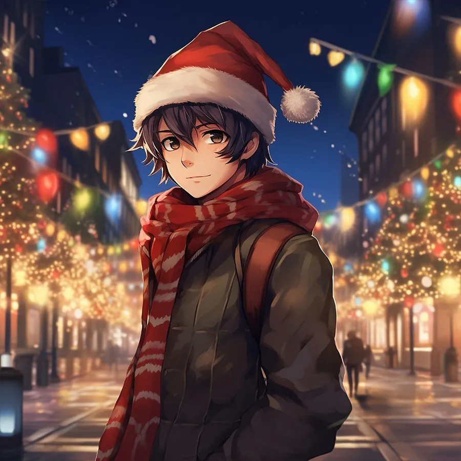 hinh anime giang sinh 15 Hình anime Giáng sinh 15