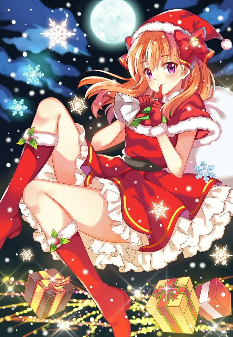 hinh anime giang sinh 26 Hình anime Giáng sinh 26