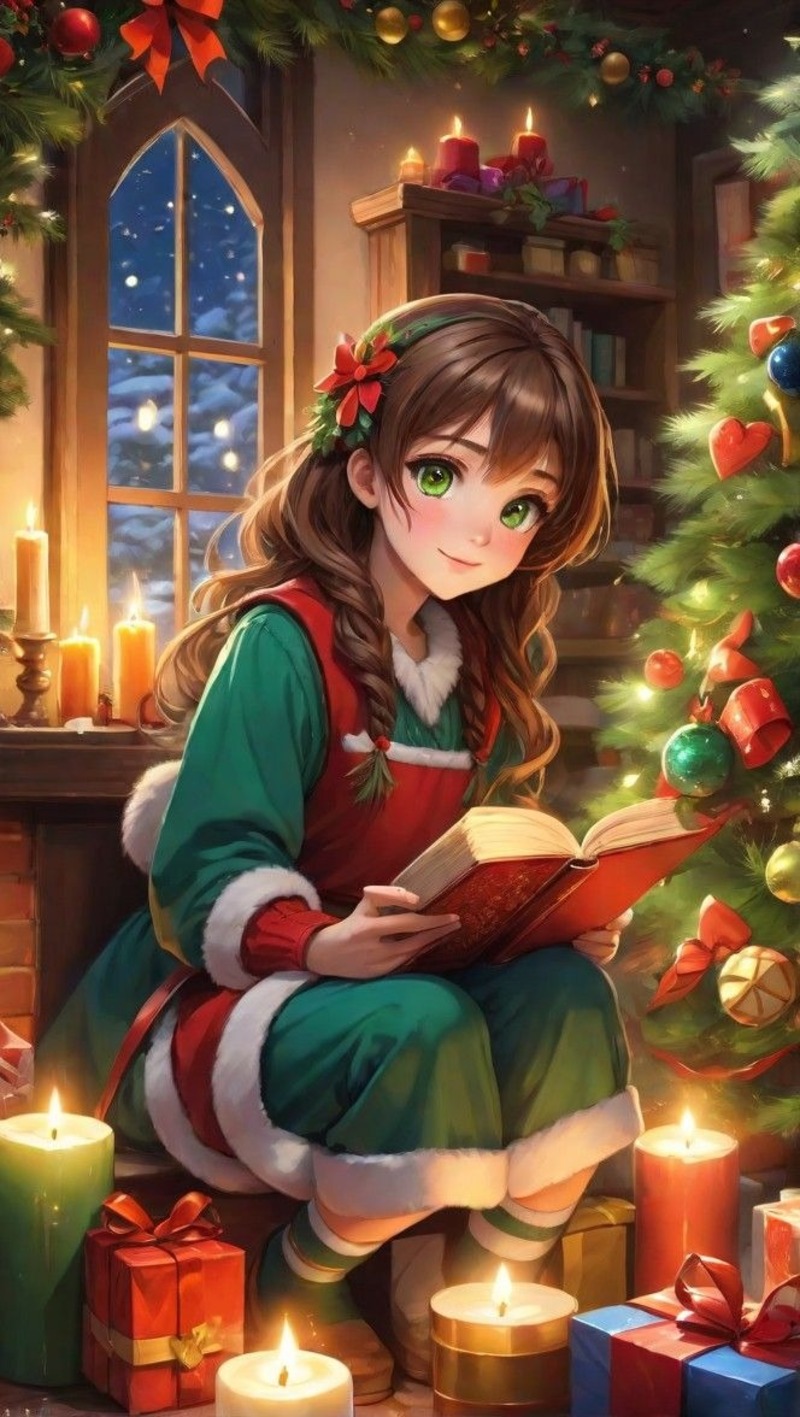 hinh anime giang sinh 29 Hình anime Giáng sinh 29
