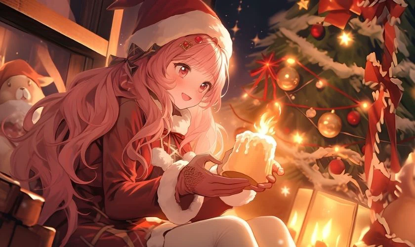 hinh anime giang sinh 32 Hình anime Giáng sinh 32