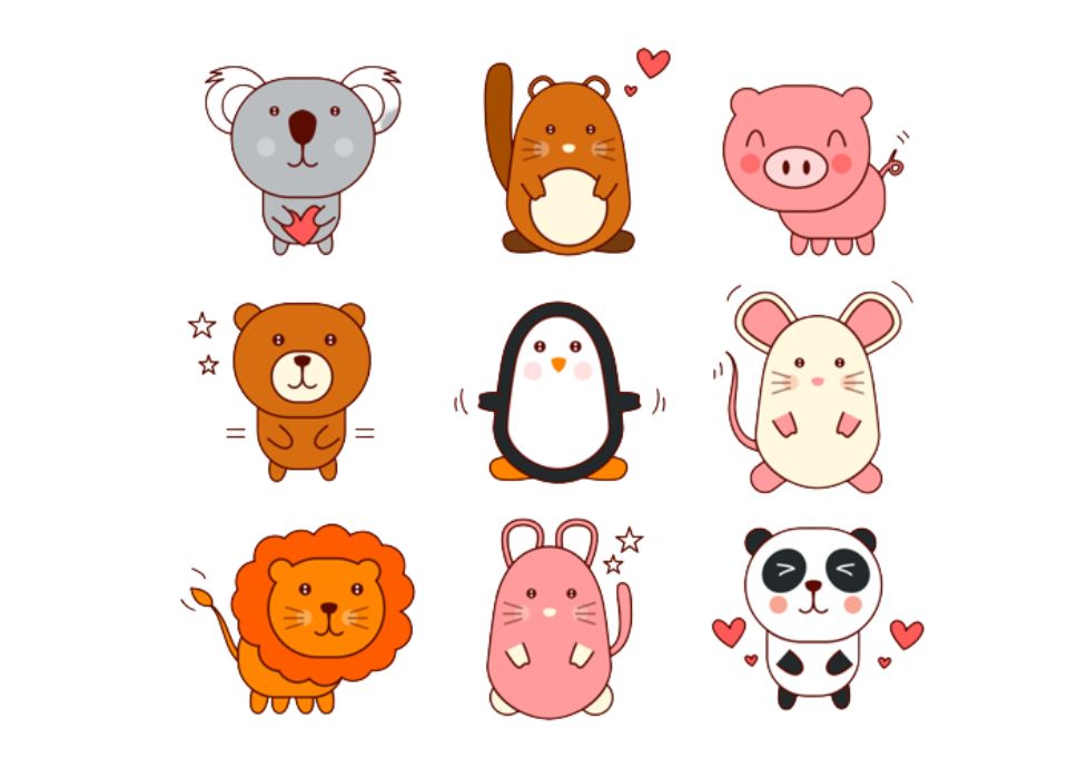 hình con vật cute 39 hình con vật cute 39