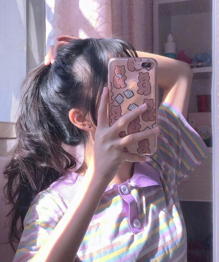 hinh gai xinh che mat 39 Hình gái xinh che mặt 39